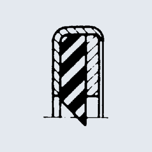 Bague d'étanchéité sans ressort type AG 10 x 25 x 5 NITRILE (NBR)