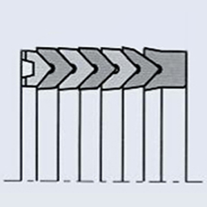 Joint chevron profil D7 10 x 20 x 18,5 NBR toilé