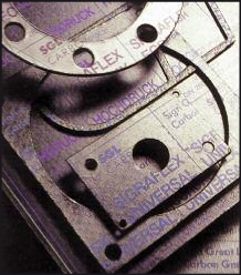 Joint Plat Découpé 130 x 140 x 2 FLUOROCARBONE (FPM) 75 Shore A