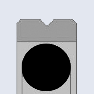 Joint composite rotatif de piston type PCR 10,1 x 15 x 2,2 P.T.F.E. chargé carbone