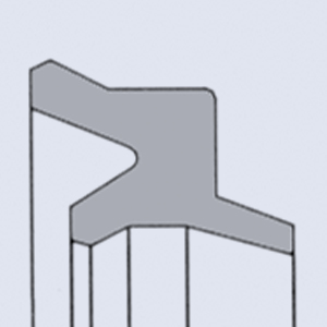 Joint de tige / racleur type SA1ST 10 x 16 x 3,6 x 4,8 Polyuréthane 92 Shore A