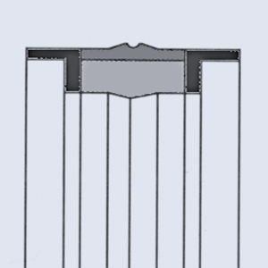 Joint tête de piston type SDEP 82,55 x 101,6 x 35,3 NBR toilé