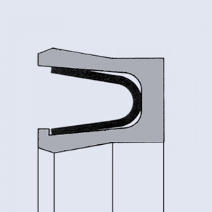 Joint de Tige type ST100 22 x 35 x 6 P.T.F.E. chargé carbone
