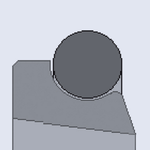 Joint racleur composé simple lèvre STORA 58 x 64,8 x 5 P.T.F.E. chargé bronze