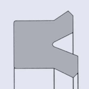 Joint de piston type UE 10 x 16 x 4 Polyuréthane 92 Shore A